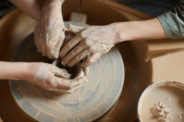 Short Course Muddy Hands. Teens Pottery Classes. Girls